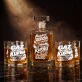 Zestaw Do Whisky Dla Fana Samochodów Prezent Dla Mężczyzny: Garażowy Buntownik Zestaw Do Whisky Dla Fana Samochodów Prezent Dla Mężczyzny: Garażowy Buntownik
