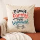 Poduszka Dekoracyjna Dla Trenera Personalnego Prezent Dla Mężczyzny: Trenerski Doodle Poduszka Dekoracyjna Dla Trenera Personalnego Prezent Dla Mężczyzny: Trenerski Doodle