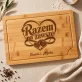 Deska Do Krojenia z Grawerem Na Święta Prezent Dla Pary: Razem Na Zawsze Deska Do Krojenia z Grawerem Na Święta Prezent Dla Pary: Razem Na Zawsze