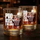 Szklanka Do Whisky Dla Koszykarza Prezent Dla Mężczyzny: Pod Kosz I Do Dna Szklanka Do Whisky Dla Koszykarza Prezent Dla Mężczyzny: Pod Kosz I Do Dna