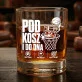 Szklanka Do Whisky Dla Koszykarza Prezent Dla Mężczyzny: Pod Kosz I Do Dna Szklanka Do Whisky Dla Koszykarza Prezent Dla Mężczyzny: Pod Kosz I Do Dna