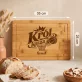 Deska Do Krojenia z Grawerem Dla Koszykarza Prezent Dla Mężczyzny: Król Kosza