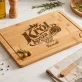 Deska Do Krojenia z Grawerem Dla Koszykarza Prezent Dla Mężczyzny: Król Kosza