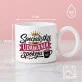 Kubek Z Okrągłym Uchem Dla Przyjaciółki Prezent Dla Kobiety: Sarkastyczna Elegancja Kubek Z Okrągłym Uchem Dla Przyjaciółki Prezent Dla Kobiety: Sarkastyczna Elegancja