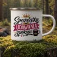 Kubek Emaliowany Dla Przyjaciółki Prezent Dla Kobiety: Sarkastyczna Elegancja