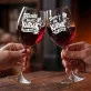 Dwa Kieliszki Do Wina Dla Pary Młodej Prezent Na Ślub Dla Pary: Biorę Kurwa Na Zawsze