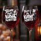 Dwa Kieliszki Do Wina Dla Pary Młodej Prezent Na Ślub Dla Pary: Biorę Kurwa Na Zawsze