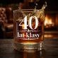 Szklanka Do Whisky Na 40 Urodziny Prezent Dla Mężczyzny: 40 Lat Klasy -