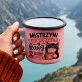 Kubek Emaliowany Dla Kociary Prezent Dla Kobiety: Koci Humor I Kawa
