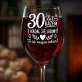 Kieliszek Do Wina Na 30 Lecie Ślubu Prezent Dla Kobiety: 30 Lat Razem - Sukces Kieliszek Do Wina Na 30 Lecie Ślubu Prezent Dla Kobiety: 30 Lat Razem - Sukces