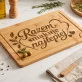 Deska Do Krojenia Na Dzień Mamy i Taty Prezent Dla Rodziców Pary: Rodzinny Smak