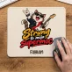 Podkładka Pod Myszkę Dla Gitarzysty Prezent Dla Mężczyzny: Struny To Moja Supermoc
