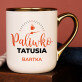 Paliwko tatusia - Kubek ceramiczny ze złotym rantem