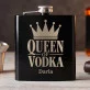 Piersiówka Z Grawerem Dla Kobiety Prezent Dla Kobiety: Queen Of Vodka Piersiówka Z Grawerem Dla Kobiety Prezent Dla Kobiety: Queen Of Vodka