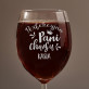 Perfekcyjna Pani chaosu - Grawerowany Kieliszek do wina