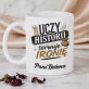 Zestaw Prezenowy z Kubkiem Dla Nauczycielki Historii Na Dzień Nauczyciela Dla Kobiety: Uczy Historii, Serwuje