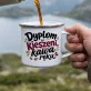 Kubek Emaliowany Na Obronę Magistra Prezent Dla Kobiety: Kawa I Dyplom Kubek Emaliowany Na Obronę Magistra Prezent Dla Kobiety: Kawa I Dyplom