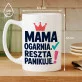 Kubek Z Nadrukiem Na Dzień Mamy Prezent Dla Mamy Kobiety: Mama Idealna Kubek Z Nadrukiem Na Dzień Mamy Prezent Dla Mamy Kobiety: Mama Idealna