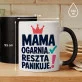Kubek Z Nadrukiem Na Dzień Mamy Prezent Dla Mamy Kobiety: Mama Idealna Kubek Z Nadrukiem Na Dzień Mamy Prezent Dla Mamy Kobiety: Mama Idealna