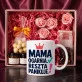 Różowy Zestaw Prezentowy Na Dzień Mamy Dla Mamy Kobiety: Mama Idealna Różowy Zestaw Prezentowy Na Dzień Mamy Dla Mamy Kobiety: Mama Idealna