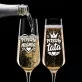 Dwa Kieliszki Do Szampana Dla Przyszłych Rodziców Prezent Dla Pary: Przyszli Rodzice Duo