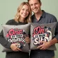 Poduszki Dekoracyjne Dla Dwojga Prezent Dla Pary: Razem Mocni