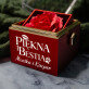 Piękna i bestia - Pudełko z różą na biżuterię