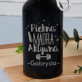 Piękna mądra aktywna - Butelka na wodę 0,4l z grawerem