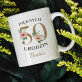 pięknych 50 urodzin kwiaty - Personalizowany Kubek