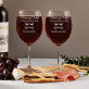 Pierwszy Toast - Dwa Grawerowane Kieliszki do wina