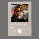 Piosenka spotify na urodziny - Wydruk na szkle akrylowym z podstawką