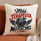 Poduszka Dekoracyjna Dla Motocyklisty Prezent Dla Mężczyzny: Terapia Na Dwóch Kołach Poduszka Dekoracyjna Dla Motocyklisty Prezent Dla Mężczyzny: Terapia Na Dwóch Kołach