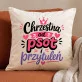 Poduszka Dekoracyjna Dla Chrzestnej Prezent Dla Kobiety: Psotna Chrzestna