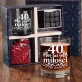 Zestaw Prezentowy Whisky Na 40 Rocznicę Ślubu Dla Kobiety: 40 Lat Miłości Zestaw Prezentowy Whisky Na 40 Rocznicę Ślubu Dla Kobiety: 40 Lat Miłości