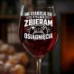 Kieliszek Do Wina Dla Gamera Prezent Dla Mężczyzny: Zbieram Osiągnięcia Gamer