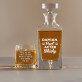 Poet - Zestaw Grawerowana Karafka I Szklanki Do Whisky