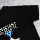 Policjant na medal - Czarna koszulka męska