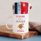 Potwornie fajna mama - Zimowe skarpetki w kubku