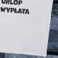 Praca ma 3 zalety - Koszulka męska z nadrukiem