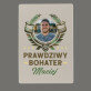Prawdziwy bohater - Wydruk na szkle akrylowym z podstawką