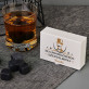 Prawdziwy dżentelmen - Kamienie do whisky z nadrukiem