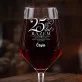 Mega Kieliszek Do Wina z Grawerem Na 25 Rocznicę Ślubu Prezent Dla Kobiety: 25 Lat Razem Mega Kieliszek Do Wina z Grawerem Na 25 Rocznicę Ślubu Prezent Dla Kobiety: 25 Lat Razem