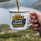 Kubek Emaliowany Dla Mężczyzny Prezent Dla Mężczyzny: Kanapowy Król Kubek Emaliowany Dla Mężczyzny Prezent Dla Mężczyzny: Kanapowy Król
