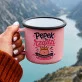 Kubek Emaliowany Na Pępkowe Prezent Dla Kobiety: Pępkowy Humor