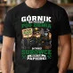 Koszulka Męska Na Dzień Górnika Prezent Dla Górnika Mężczyzny: On Tworzy Surowce