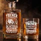 Zestaw Do Whisky Dla Trenera Piłki Nożnej Prezent Dla Mężczyzny: Trener Nie Krzyczy