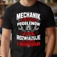 Koszulka Męska Dla Mechanika Prezent Dla Mężczyzny: Kluczem I Humorem