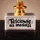 Statuetka Z Grawerem Dla Teściów Prezent Dla Pary: Teściowie Na Medal