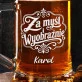 Kufel Personalizowany z Grawerem Dla Fana Stanisława Lema Prezent Dla Mężczyzny: Retro Etykieta Kosmiczna