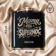 Piersiówka z Grawerem Na Dzień Matki Prezent Dla Mamy Kobiety: Mama Ma Supermoc Piersiówka z Grawerem Na Dzień Matki Prezent Dla Mamy Kobiety: Mama Ma Supermoc